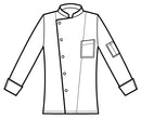 Giacca cuoco Belfast Manica corta Uomo/Donna