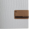 Portamenu Linea Fashion | Bianco Kroko
