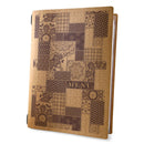 Portamenu Linea Custom | Naturale patchwork