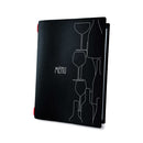 Portamenu Linea Custom | Nero glass
