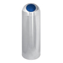 Contenitore con push colorato in Acciaio inox lucido - 45 litri