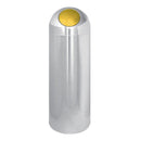 Contenitore con push colorato in Acciaio inox lucido - 45 litri