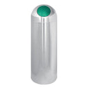 Contenitore con push colorato in Acciaio inox lucido - 45 litri