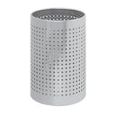 Cestino gettacarta forato Acciaio inox Lucido