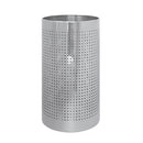 Cestino gettacarta forato Acciaio inox Lucido