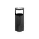 Posacenere gettacarta con griglia setaccio Inox - ø25 x 62h cm